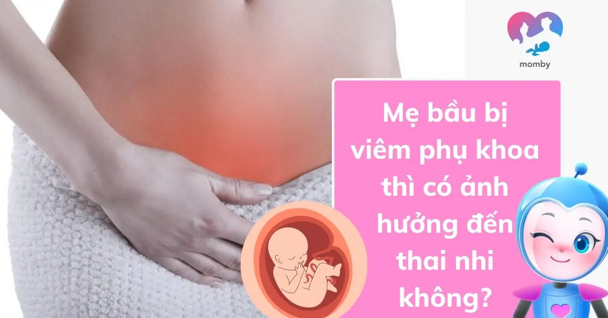 Mẹ bầu bị viêm phụ khoa thì có ảnh hưởng đến thai nhi không?