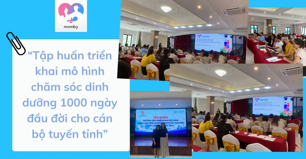 Momby chính thức được Viện Dinh Dưỡng Quốc Gia Việt Nam giới thiệu đến các Cán bộ y tế 39 tỉnh thành